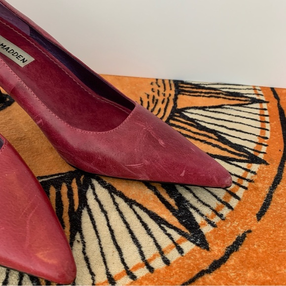 STEVE MADDEN MAGENTA STILETTO 6.5 US - Picture 8 of 9